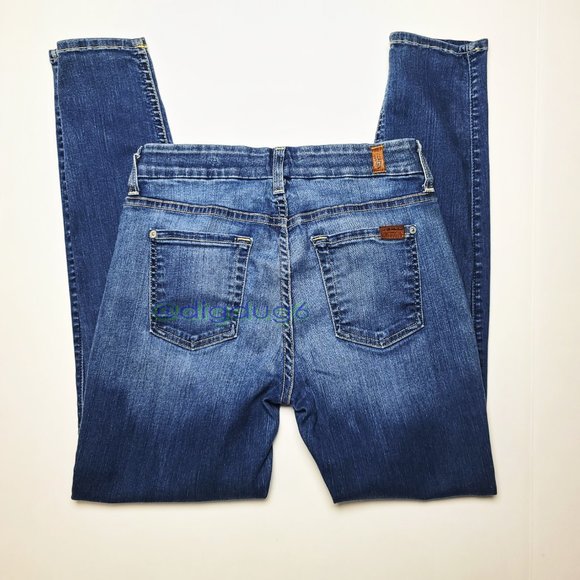 7 for all mankind skinny denim - Picture 3 of 5